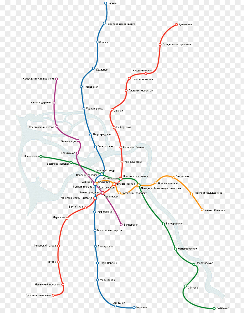 Map Saint Petersburg Metro Rapid Transit Moscow Rail Transport PNG