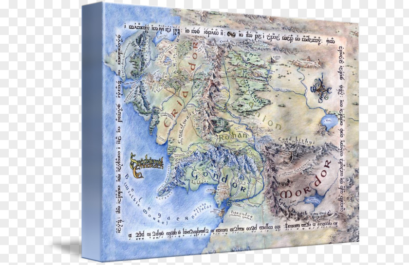 Middle Earth Desktop Wallpaper A Map Of Middle-earth One Ring Mobile Phones PNG