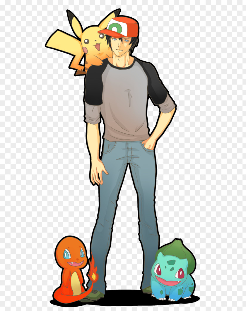 Pikachu Ash Ketchum Fan Art Pokémon PNG