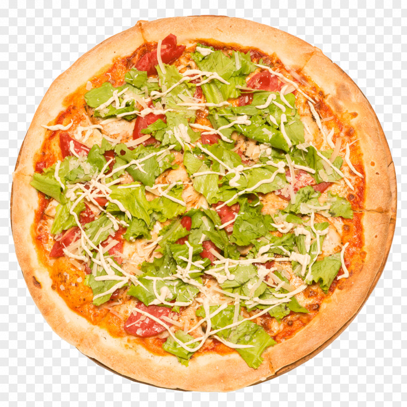 Pizza California-style Sicilian Caesar Salad Tarte Flambée PNG
