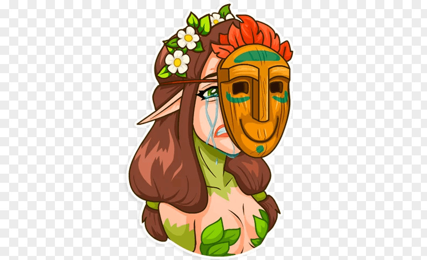 Sticker Nymph Telegram Clip Art PNG