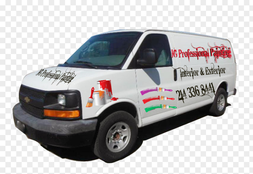 Telephone Watercolor Compact Van 2007 Chevrolet Express Cargo PNG