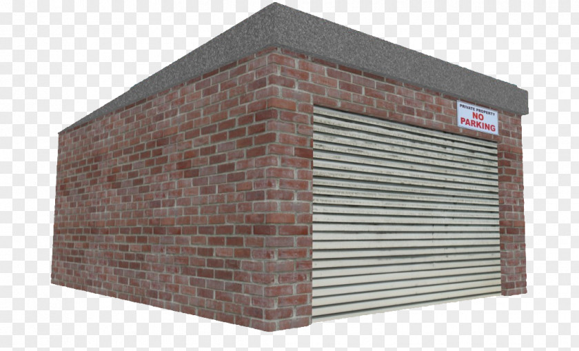 A Brick Garage Gratis PNG