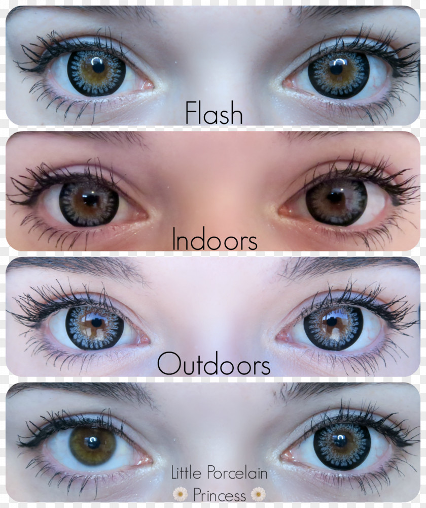 Black Sesame Eyelash Extensions Mascara Close-up Contact Lenses PNG