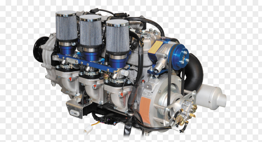 Hirth F23 Helicopter Two-stroke Engine Fuel Injection Cylinder PNG