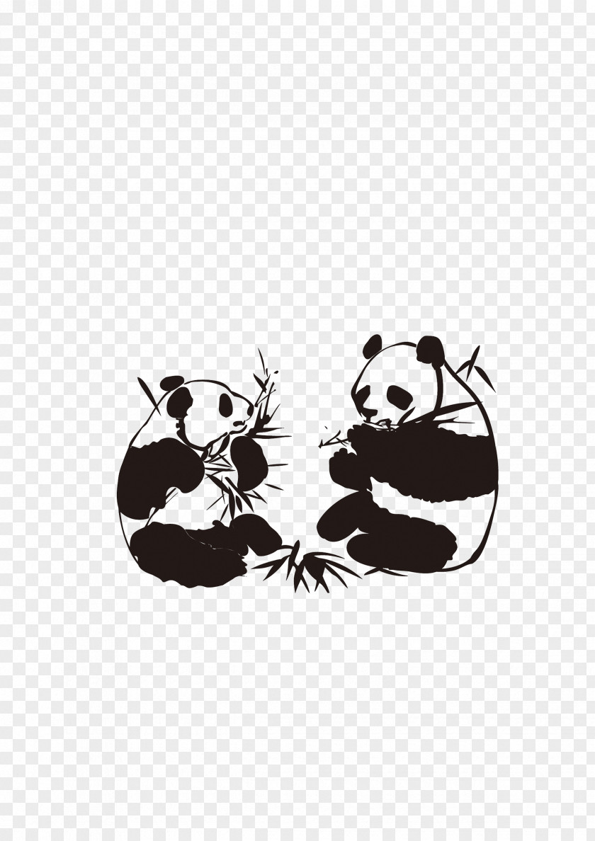 Panda Sichuan Giant Decal Advertising PNG