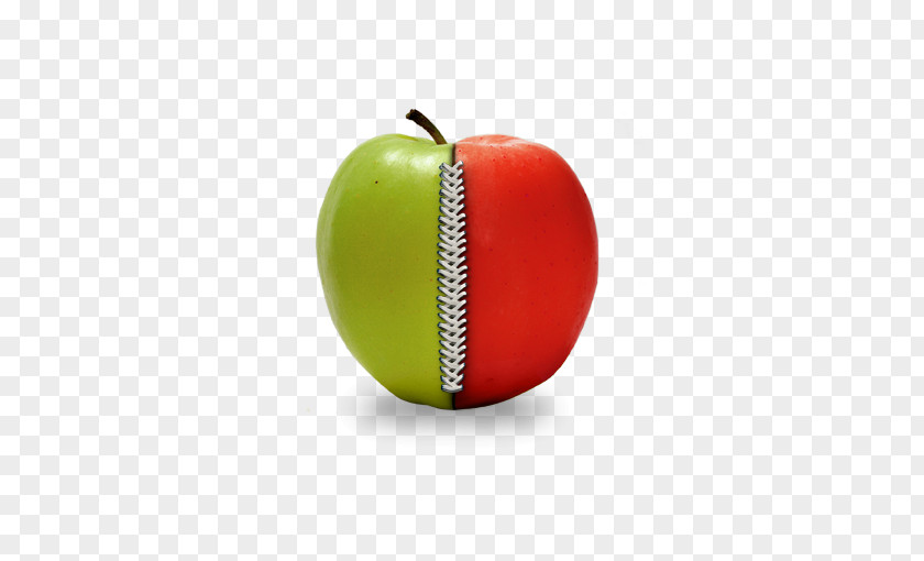 Apple Zipper Cricket Ball Wallpaper PNG