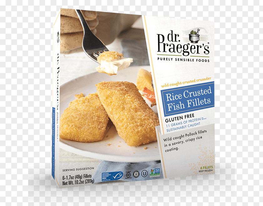 Fish Chicken Nugget Finger Dr. Praeger's Fillet PNG