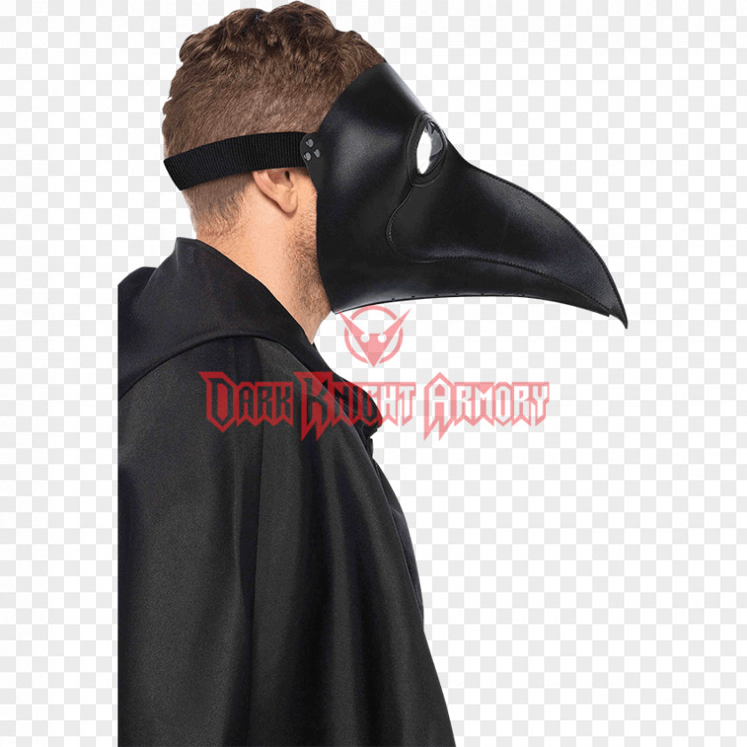 Mask Black Death Plague Doctor Costume PNG