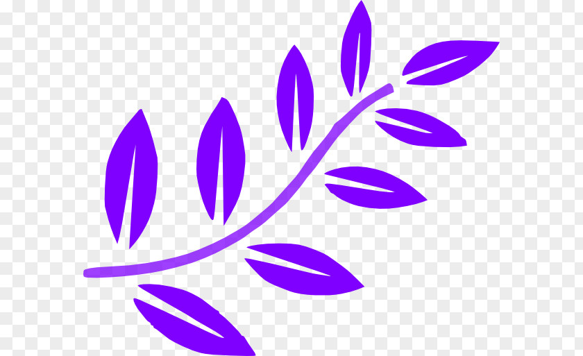 Purple Leaves Branch Leaf Clip Art PNG
