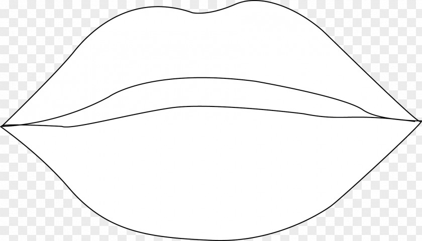 Red Lips Line Art Circle Clip PNG