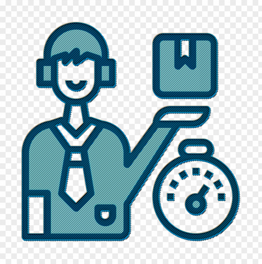 Shipping And Delivery Icon Man PNG