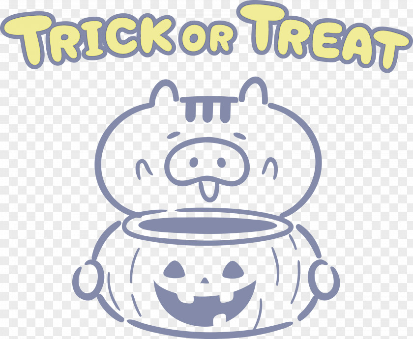 TRICK OR TREAT Happy Halloween PNG