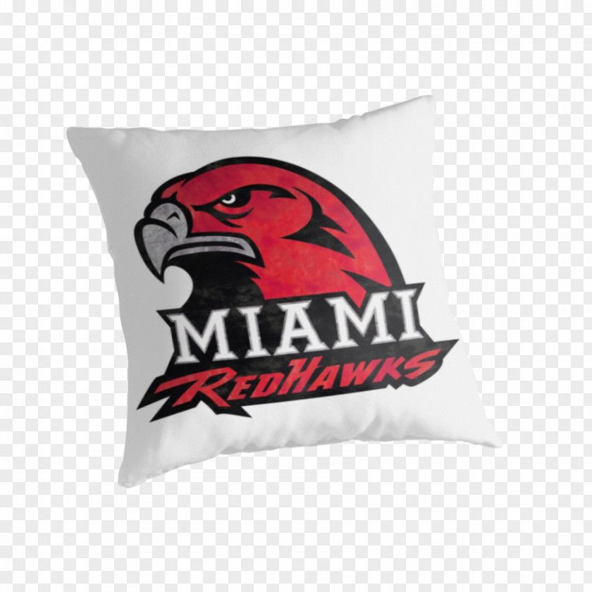 61-61315 Miami University Small Decal Redhawks W Hawk Head Cushion PillowMiami College Logo Fathead Of Ohio Wall PNG