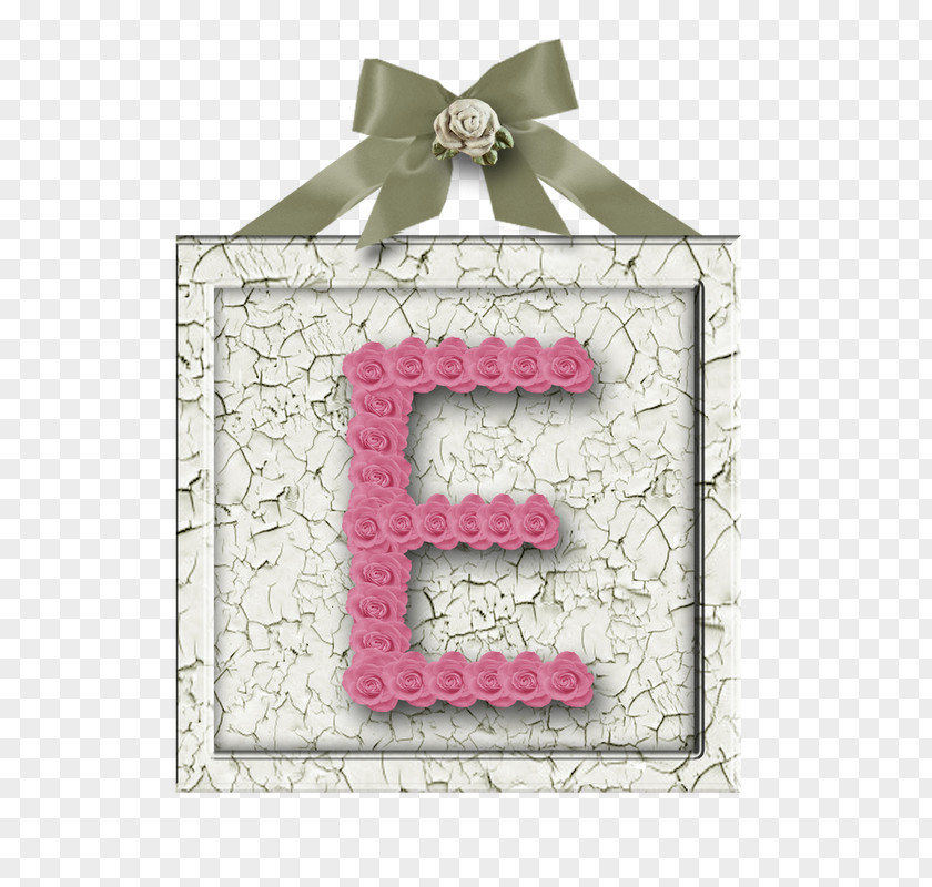 Enchanted Rose Picture Frames Scrapbooking Letter Alphabet PNG