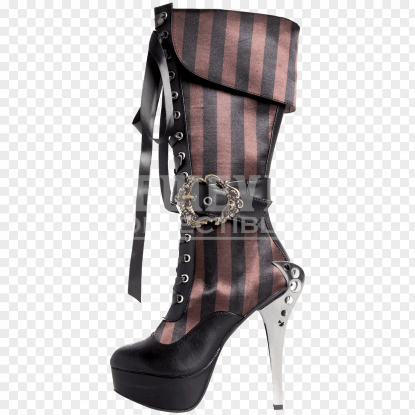 Boot Knee-high Steampunk Shoe Fashion PNG