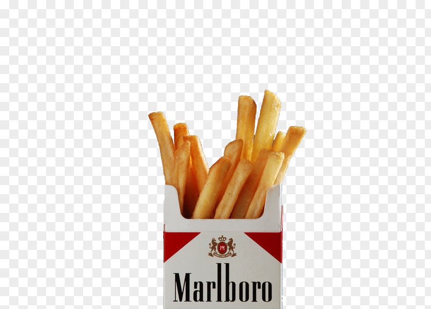 Cigarette Marlboro Man McDonald's French Fries PNG