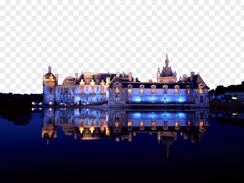 French Town Charming Scenery Chxe2teau De Chantilly Paris Palace Of Versailles Oise Nonette PNG
