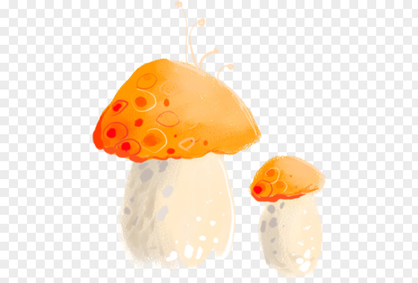 Small Hand-painted Cartoon Mushrooms Mushroom PNG