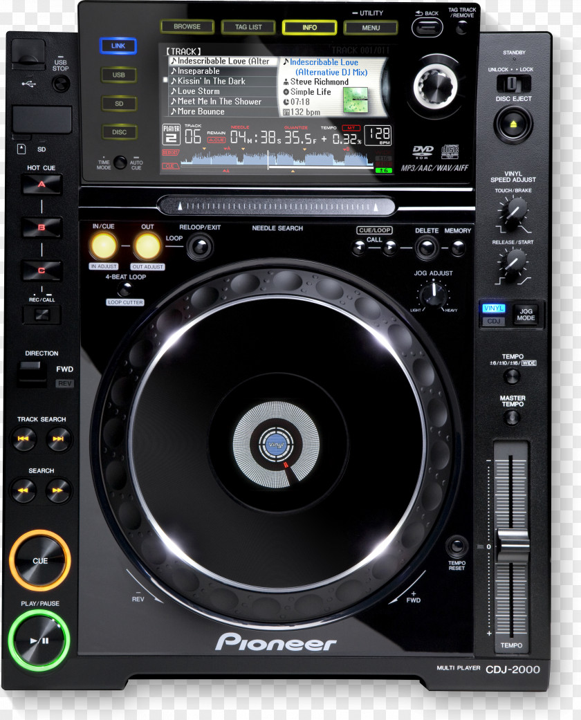 CDJ-2000 Pioneer DJ DJM Audio PNG
