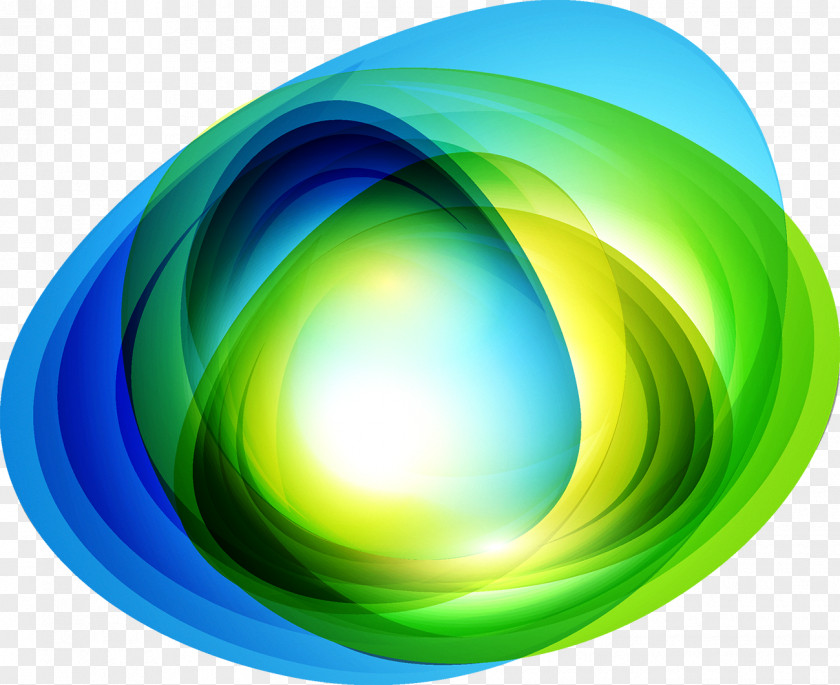 Colorful Science And Technology Circle Annulus Euclidean Vector PNG
