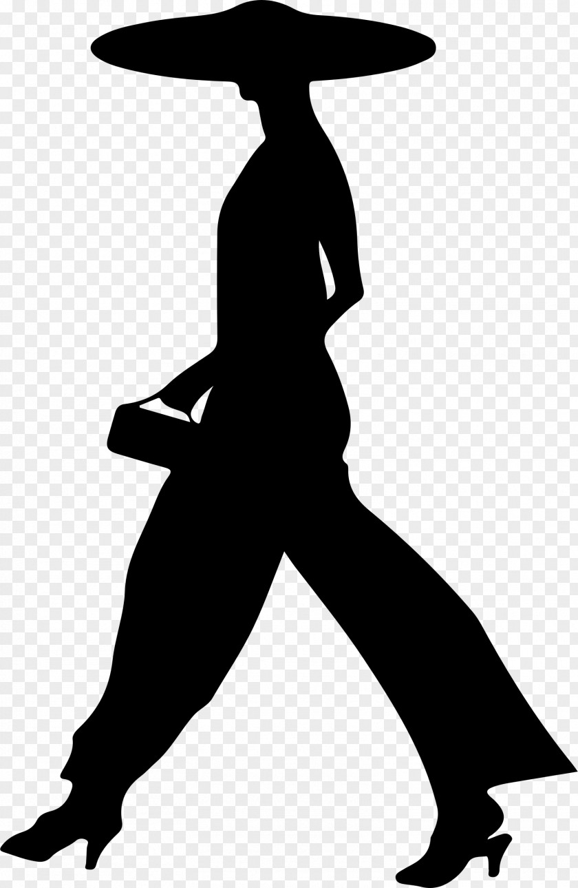 Silhouette Walking PNG