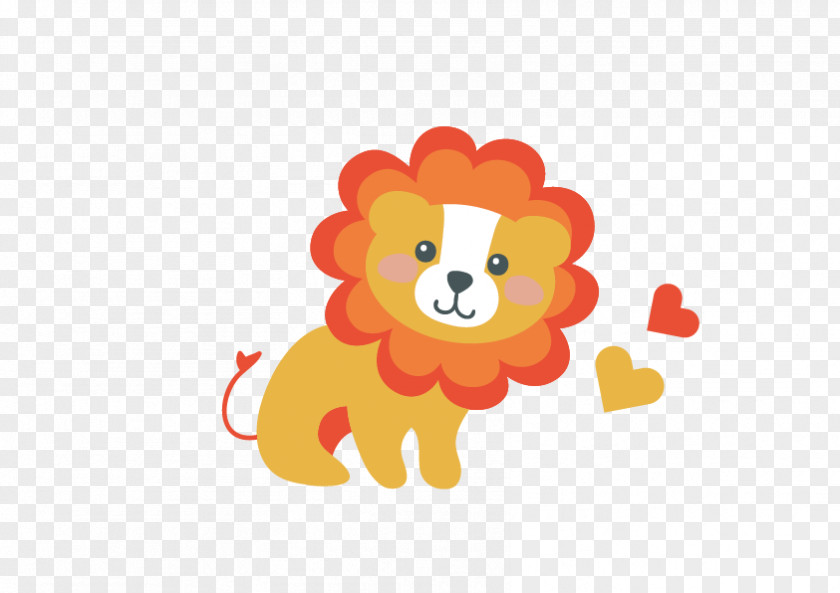 Cartoon Lion PNG