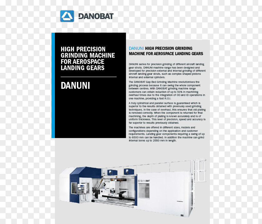 Grinding Machine Danobat Catalog PNG