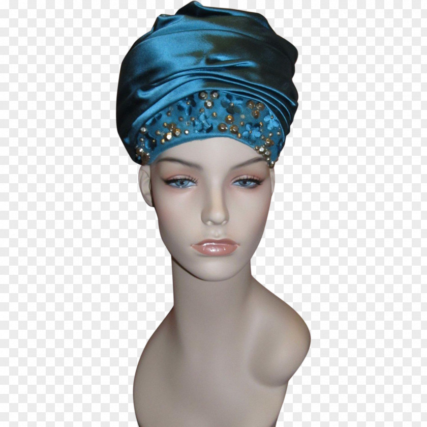 Turban Headgear Cap Hat Turquoise PNG