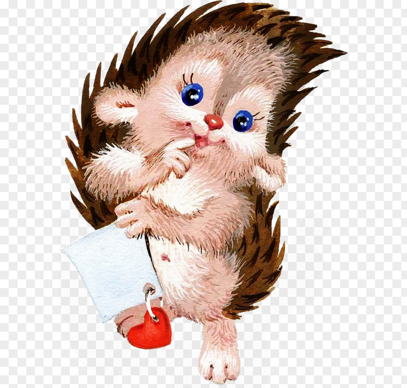Cartoon Hedgehog Animal Illustration PNG