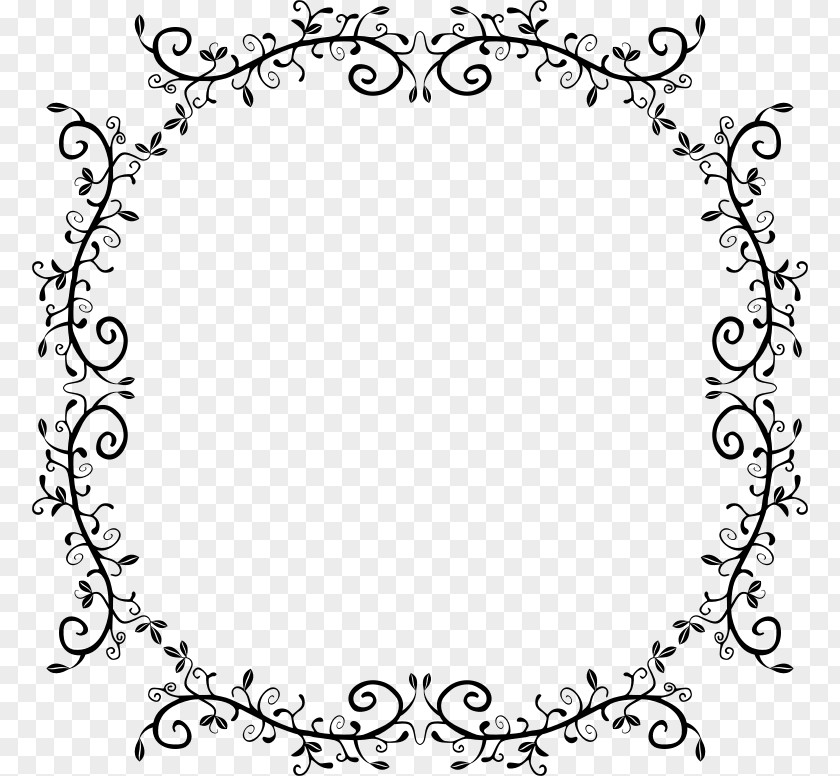 Flourish Frame Picture Frames Clip Art PNG