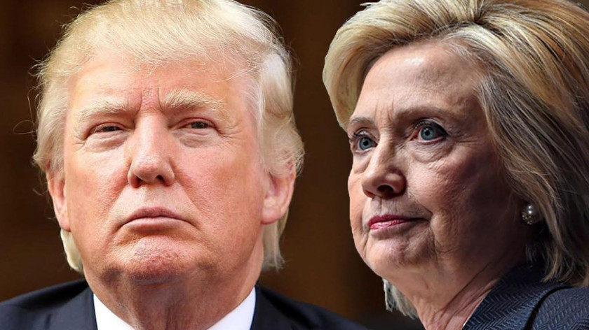 Hillary Clinton Donald Trump United States US Presidential Election 2016 PNG