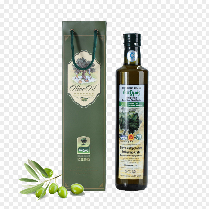 Olive Oil Import Tall Gift Box PNG