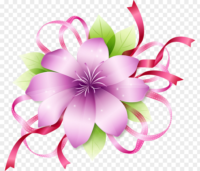 Pink Flower Clipart Flowers Clip Art PNG