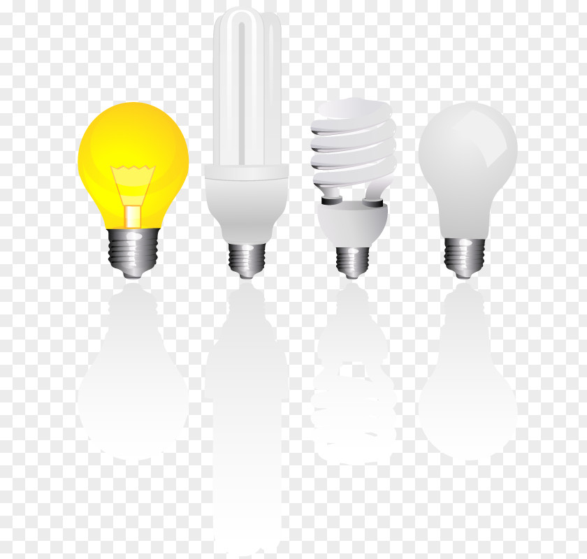 Vector Bulb Compact Fluorescent Lamp Incandescent Light Fixture LED Lighting PNG