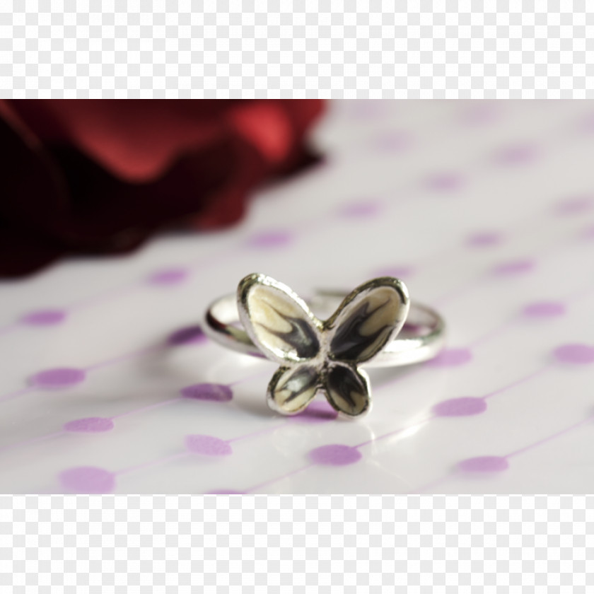 Black Flowers Ring Body Jewellery PNG