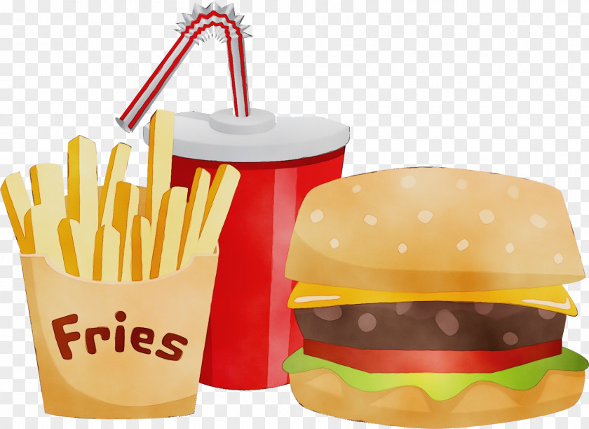 Food Hamburger French Fries PNG