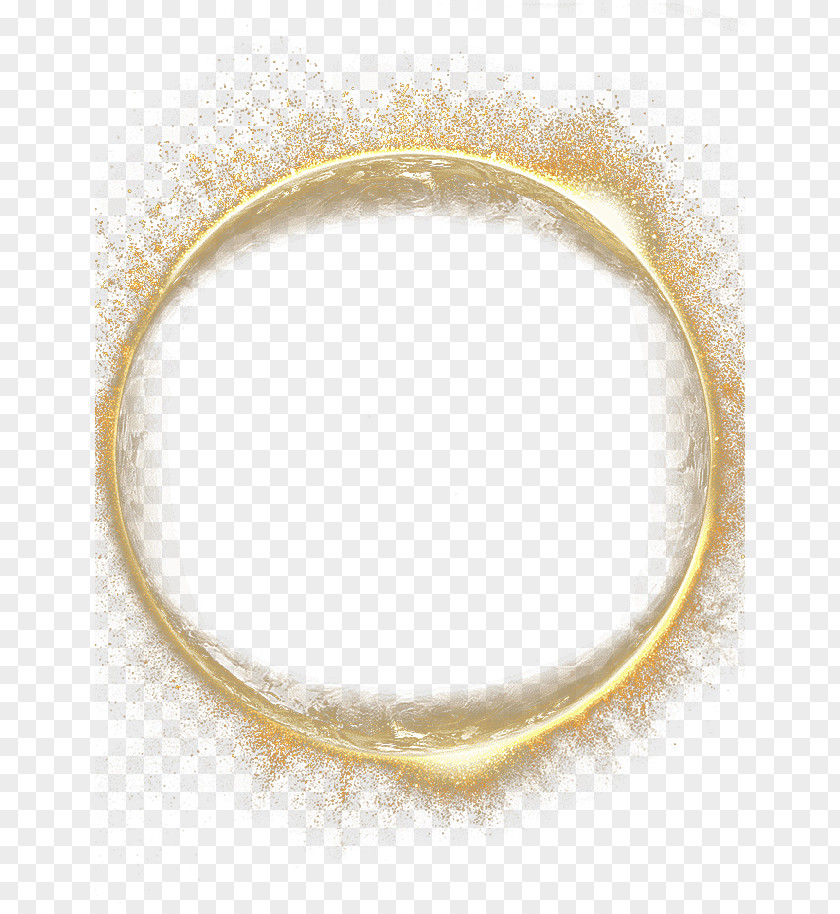 Golden Floating Powder Planet Gold PNG