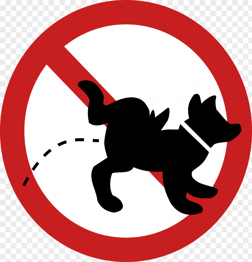 No Parking Dog Puppy Urination Urine Clip Art PNG