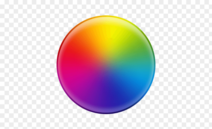 Rainbow Primary Color Circle Blue PNG