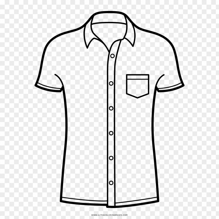 T-shirt Collar Drawing Sleeve PNG