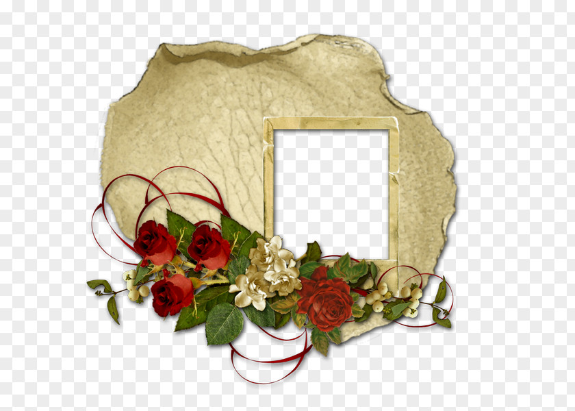 Cloth Floral Frame Picture Digital Scrapbooking PNG