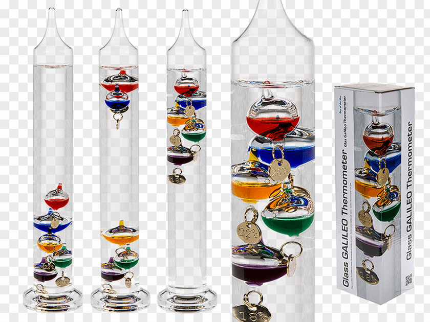 Galileo Galilei Thermometer Flüssigkeitsthermometer Six's Temperature PNG