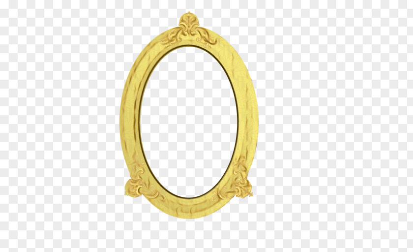 Locket Jewellery Mirror Oval Brass Fashion Accessory Metal PNG