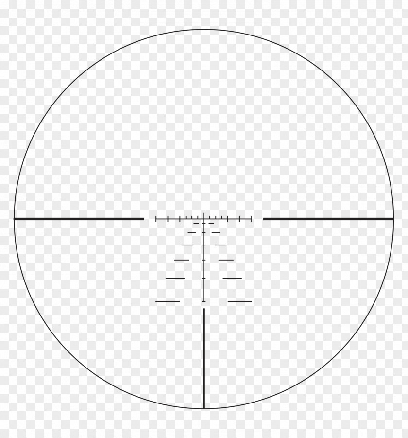 Scopes Reticle Optics Telescopic Sight Milliradian Minute Of Arc PNG