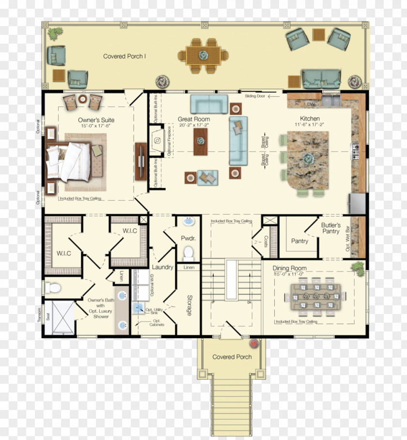 Sea Bottom Floor Plan House PNG