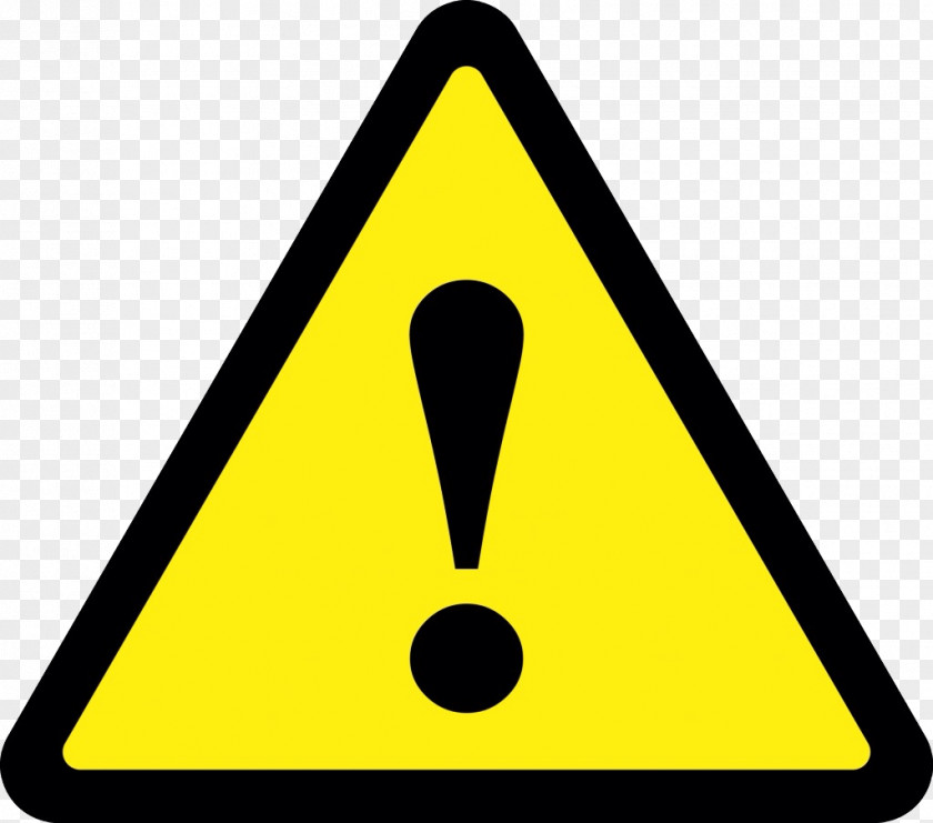 Attention Traffic Sign Warning Yellow Risk PNG