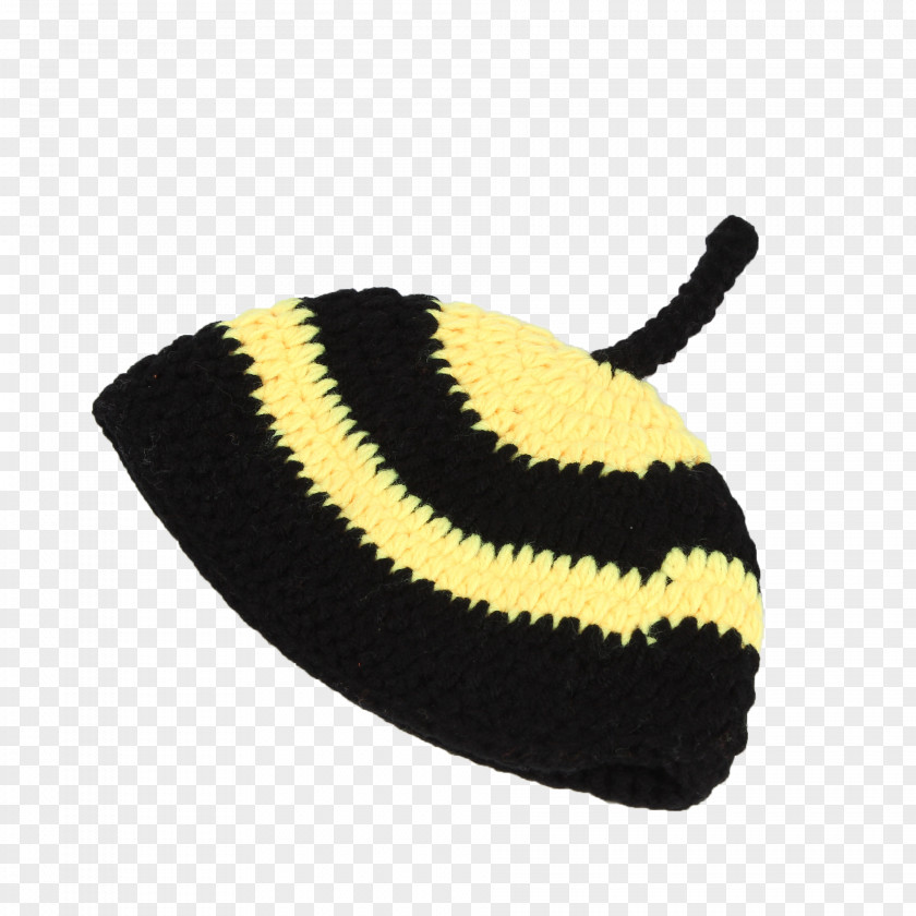 Handmade Cap Bee Infant Hat Crochet Knit PNG