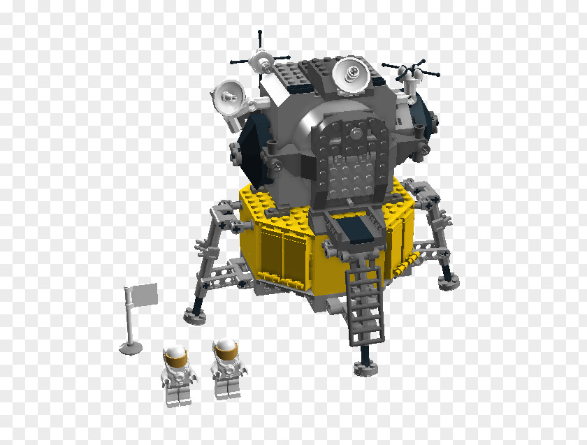 Lego Space Lunar Lander Satellite PNG