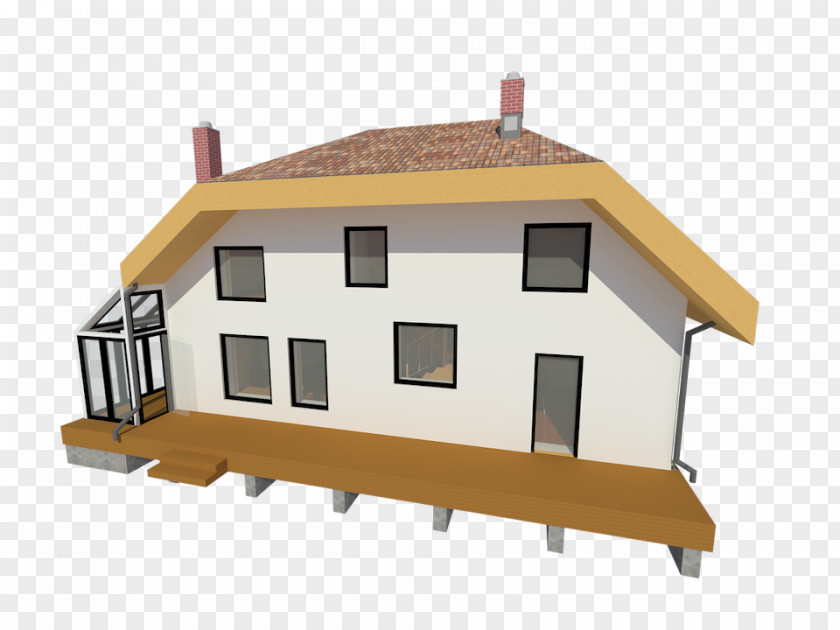 Scale Model Facade Real Estate Background PNG